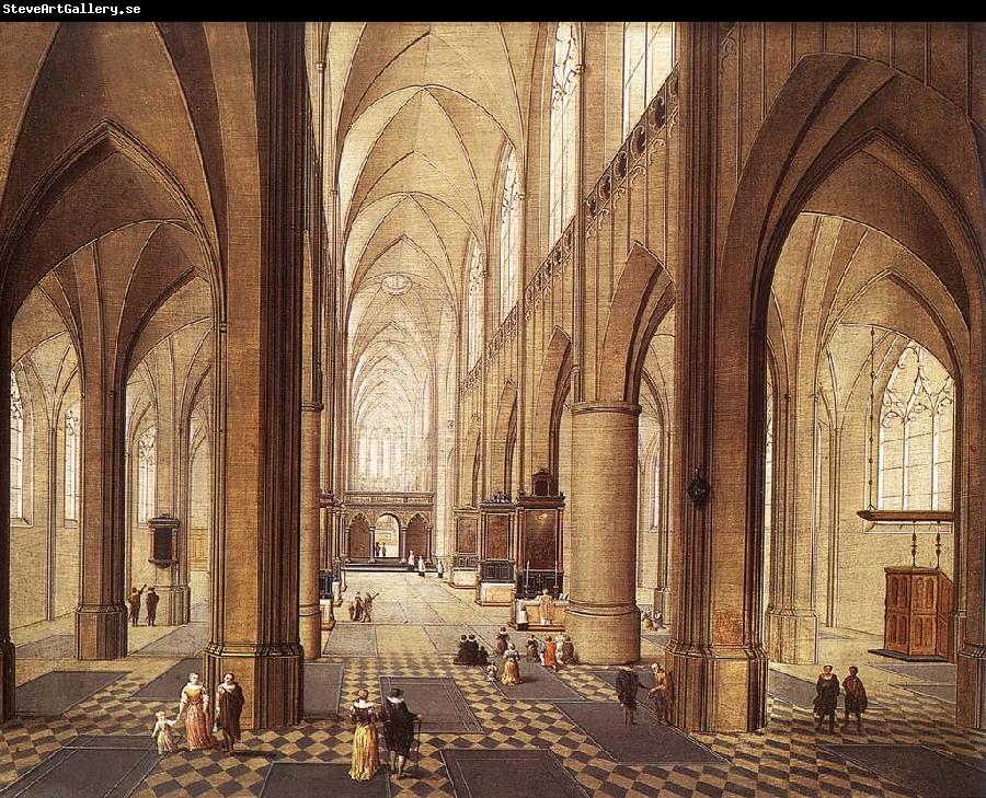 NEEFFS, Pieter the Elder Interior of a Church ag